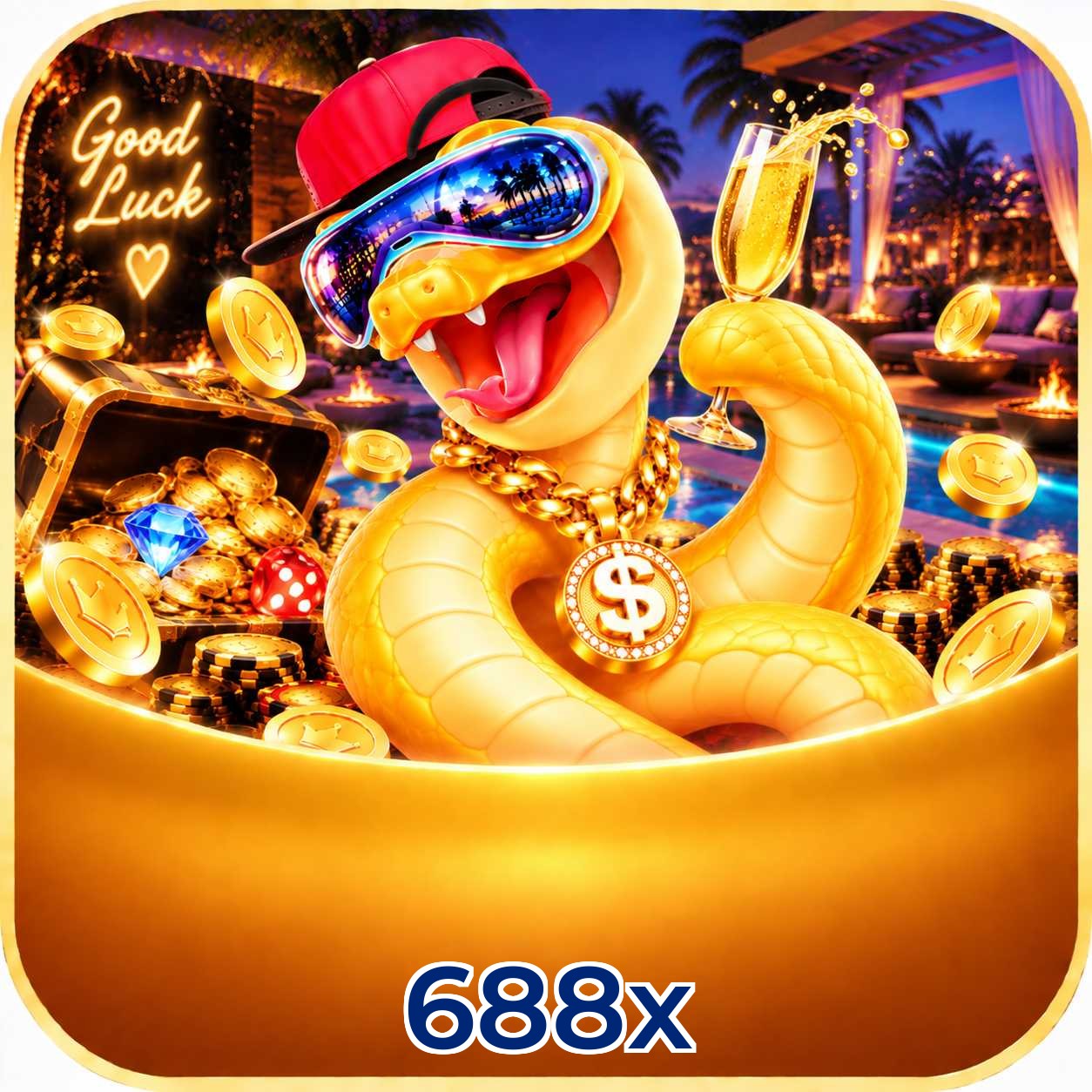 Página oficial da 688x no Facebook com promoções e suporte